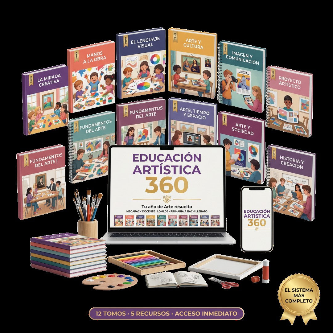Arte 360 Primaria, mockup del producto
