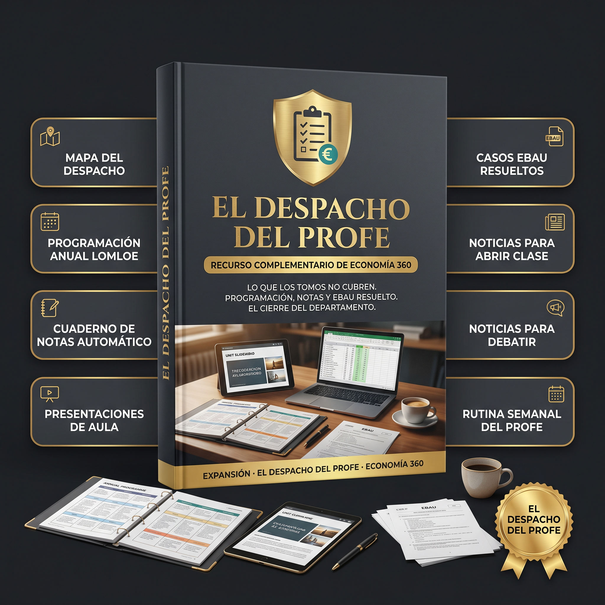 Mockup El Despacho del Profe de Economía (upsell)