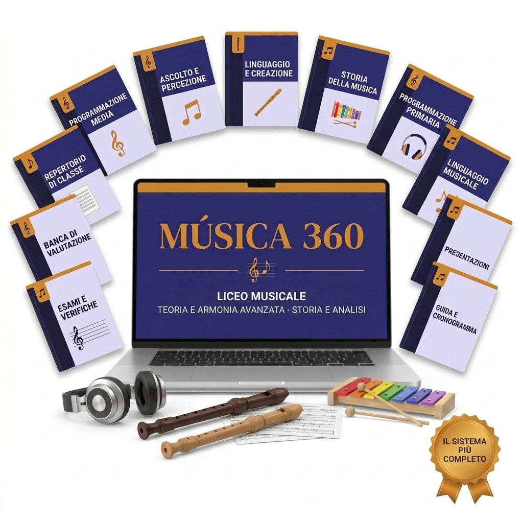 Musica 360 · Liceo Musicale: due tomi per teoria e armonia avanzata e storia e analisi musicale avanzata