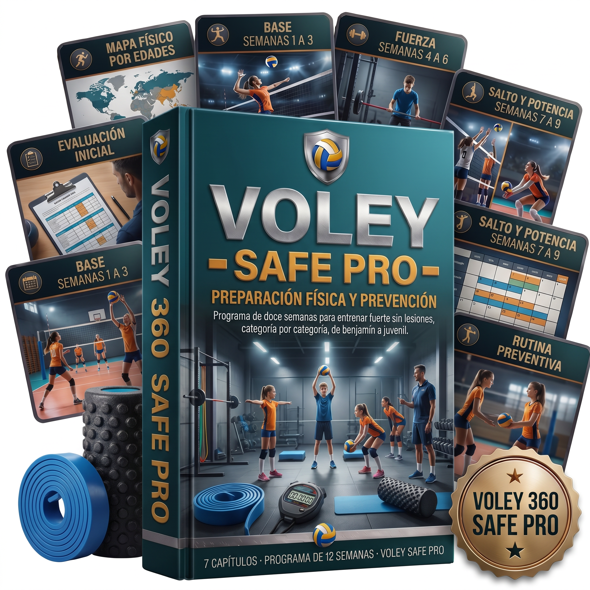 Voley 360 — Voley Safe Pro — mockup del producto