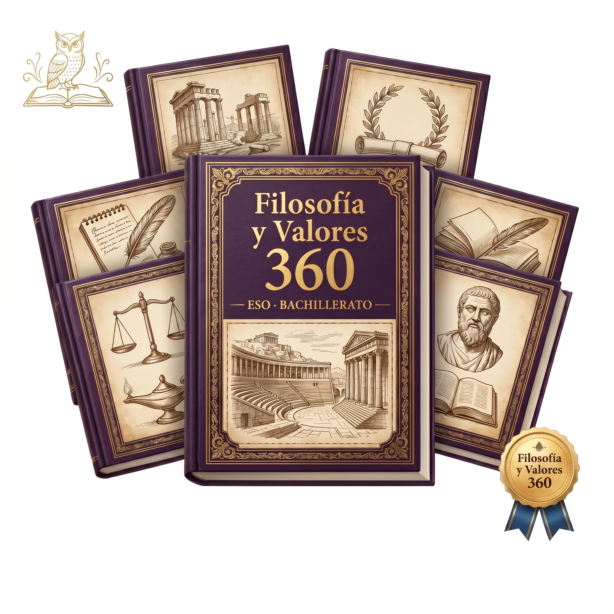 Filosofía y Valores 360, cover del pack completo