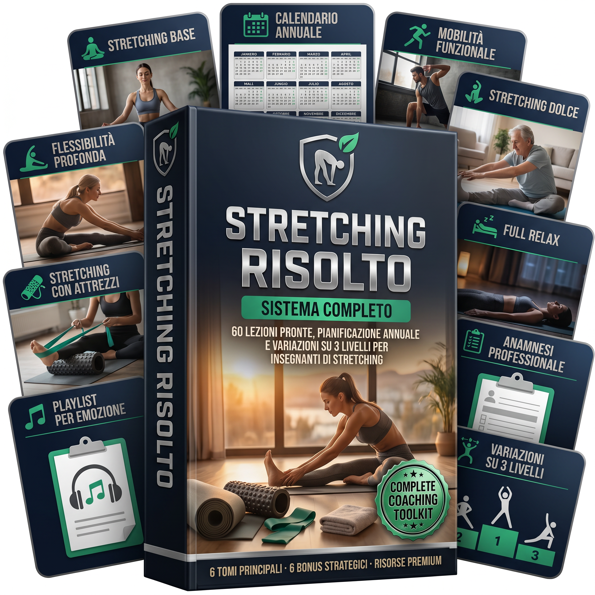 Stretching Risolto — mockup hero