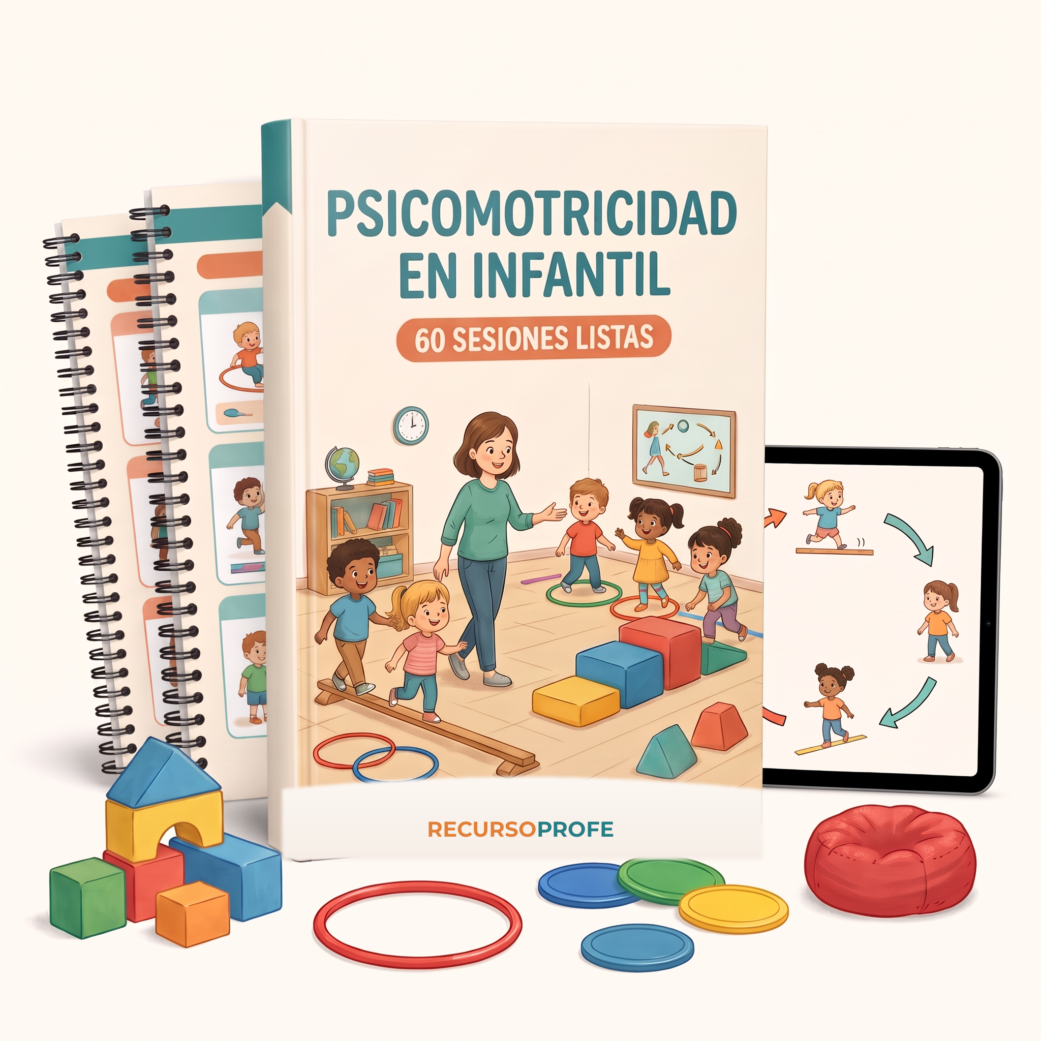 Psicomotricidad en Infantil, 60 sesiones