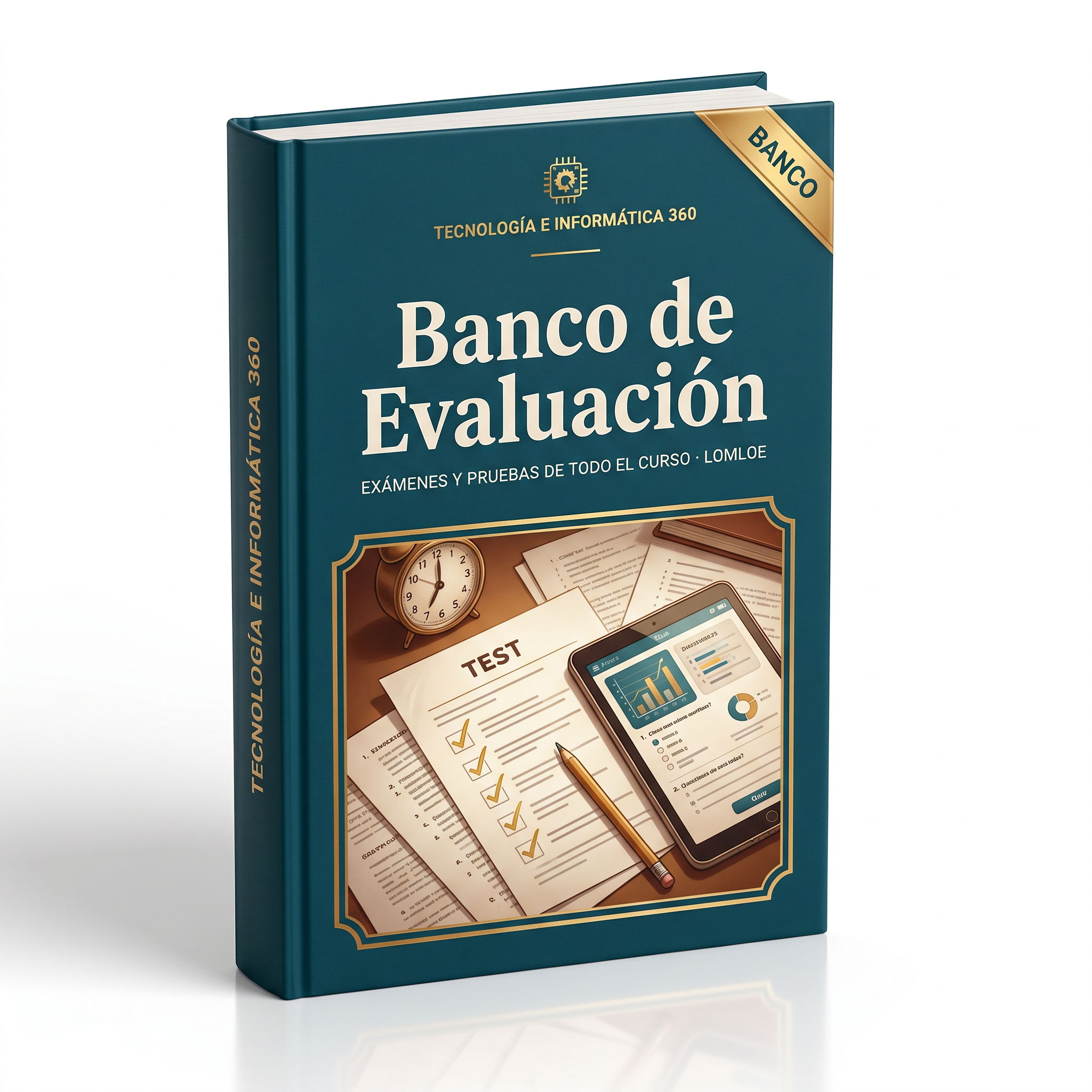 Banco de Exámenes · Tecnología e Informática 360 · mockup