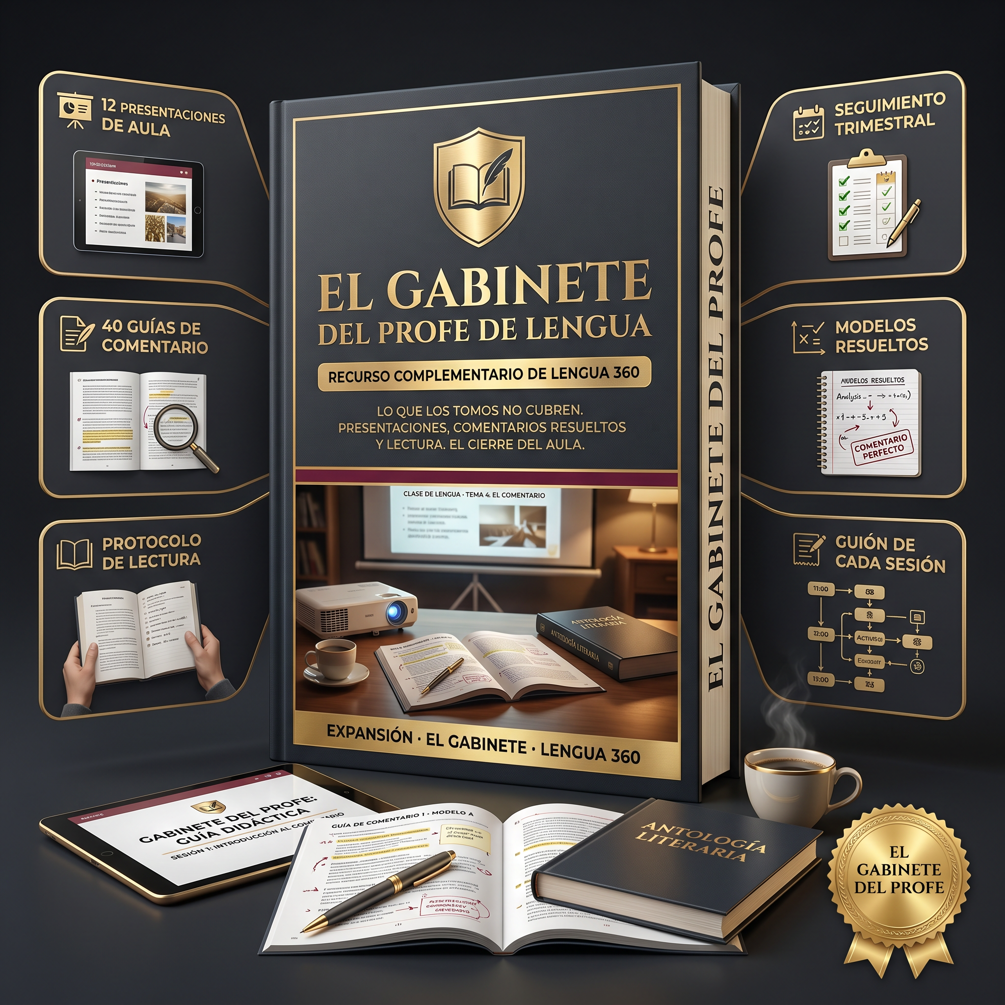 El Gabinete del Profe de Lengua: presentaciones, comentarios de texto resueltos y protocolo de lectura