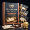 Italiano Pronto Liceo — mockup dei 3 tomi del Liceo